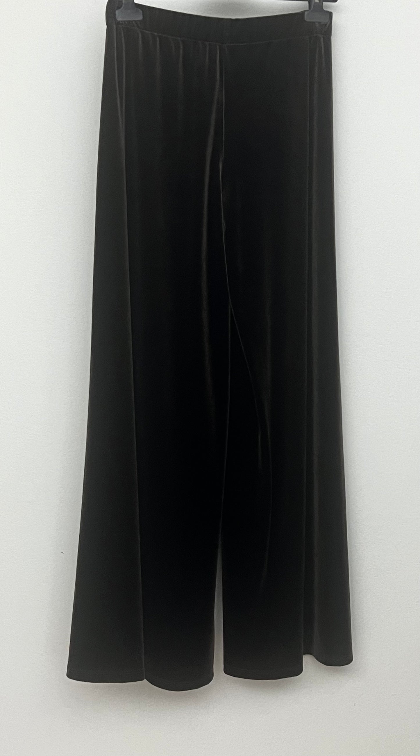 Pantalone palazzo marrone velluto