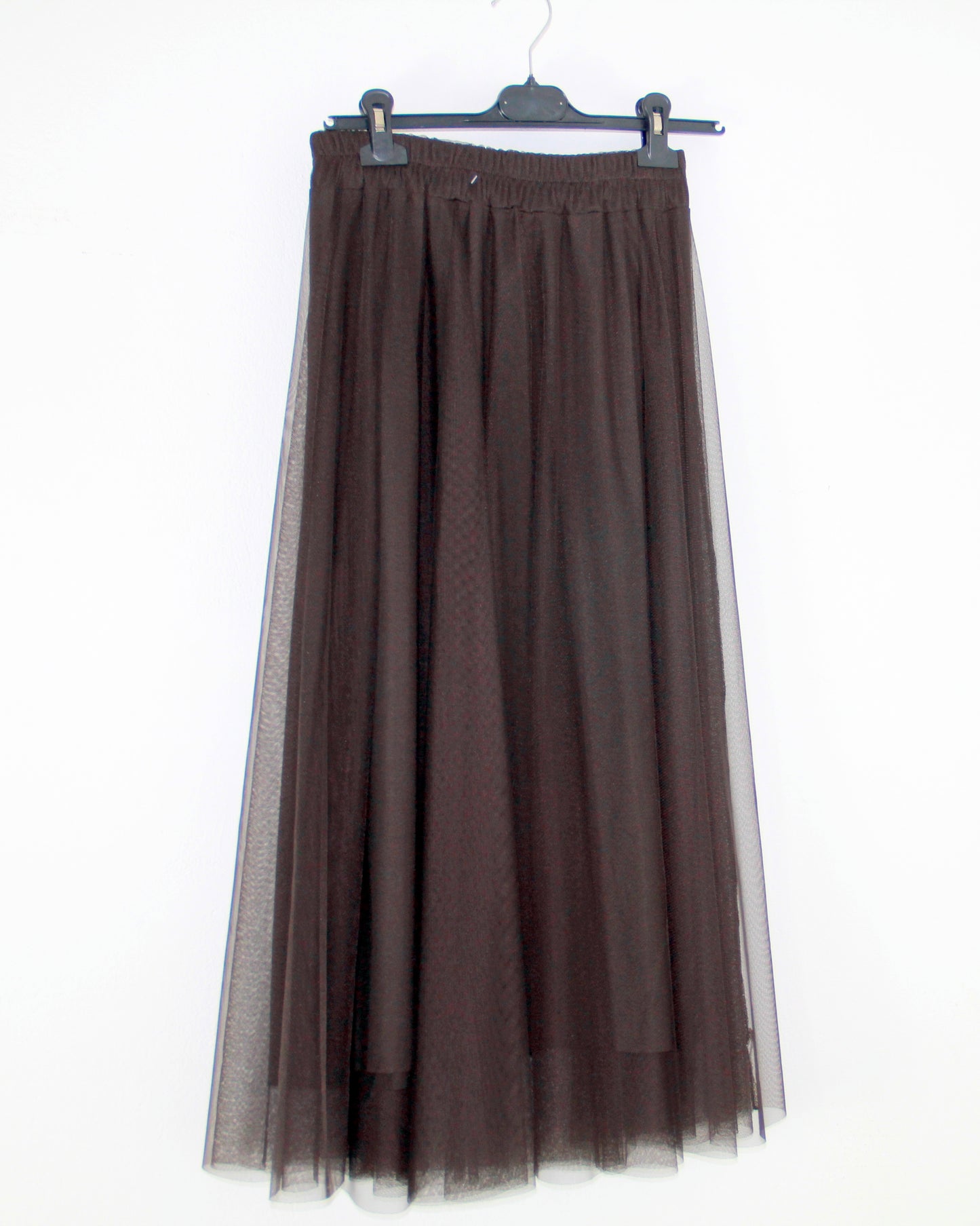 Gonna Tulle Marrone