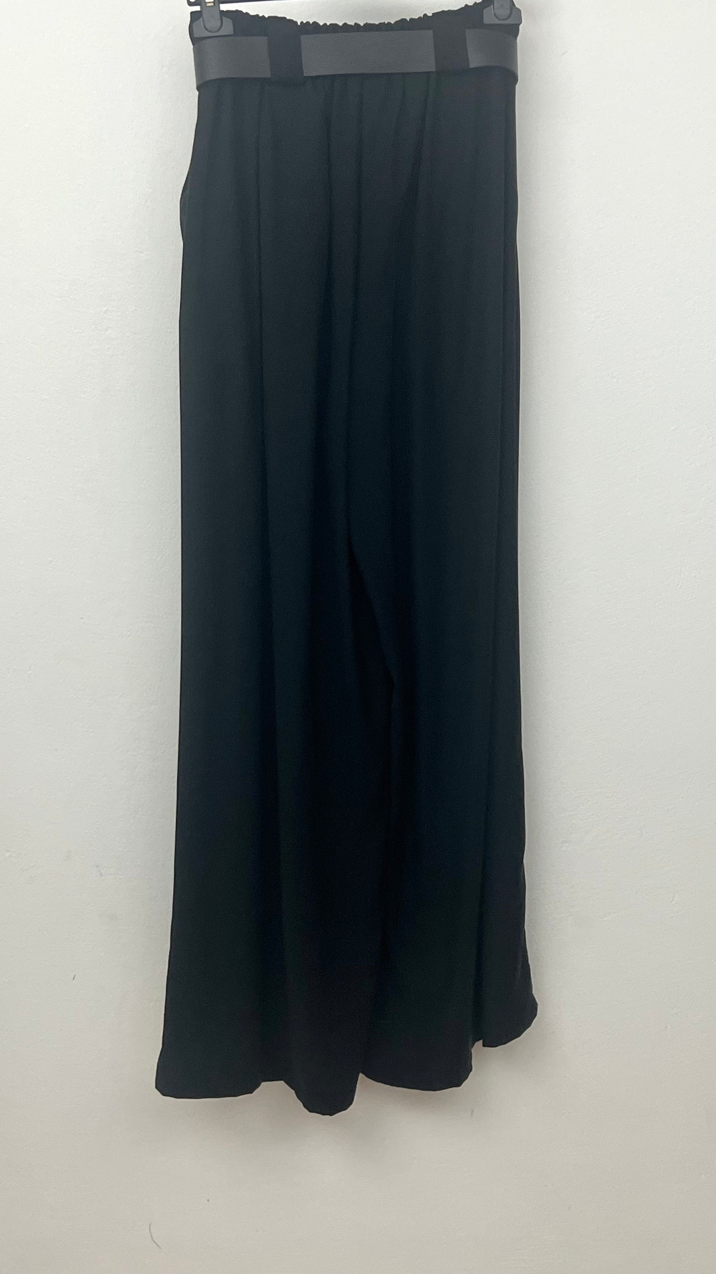 Pantalone nero palazzo