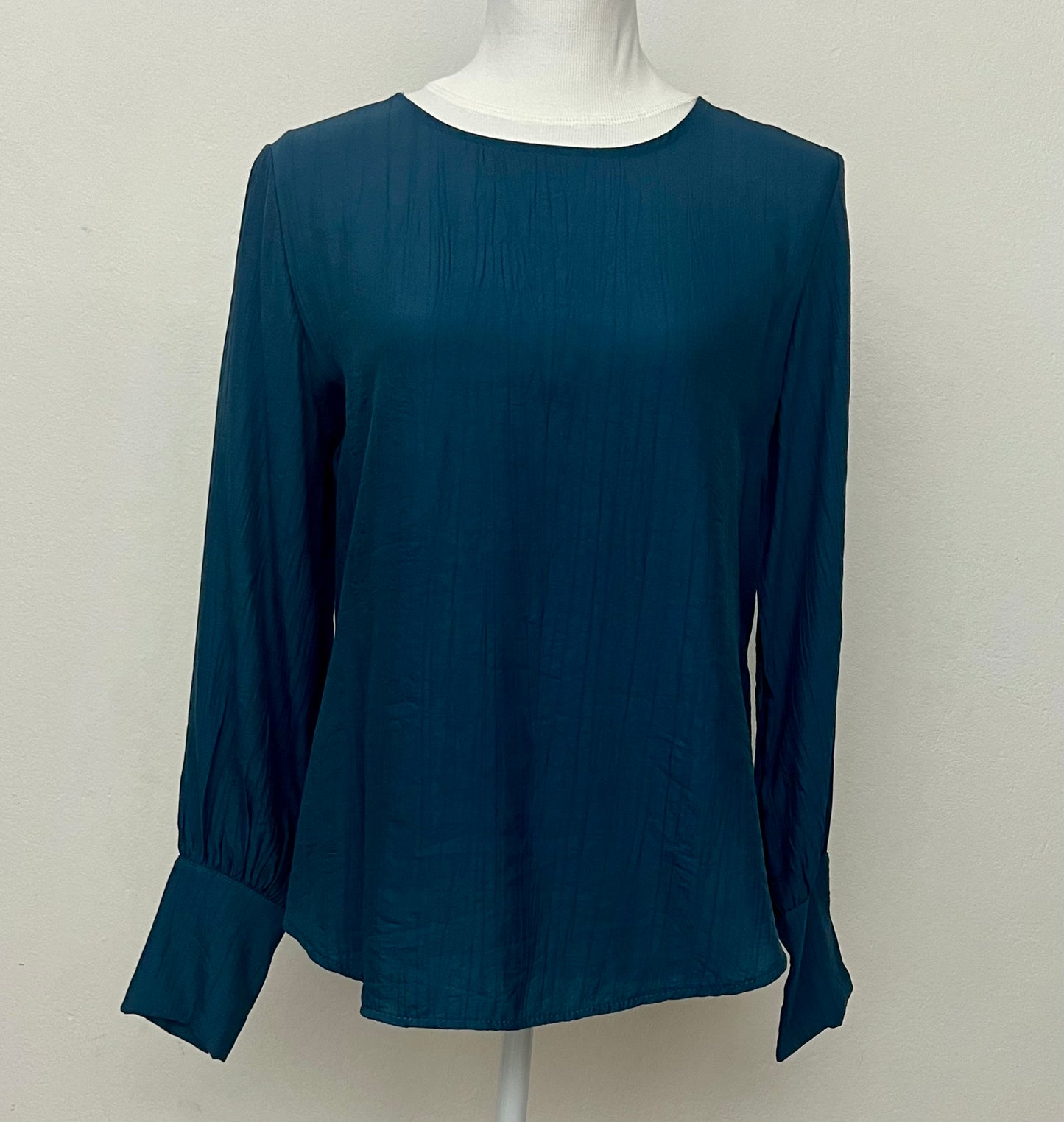 Camicia blue bottoni sul retro