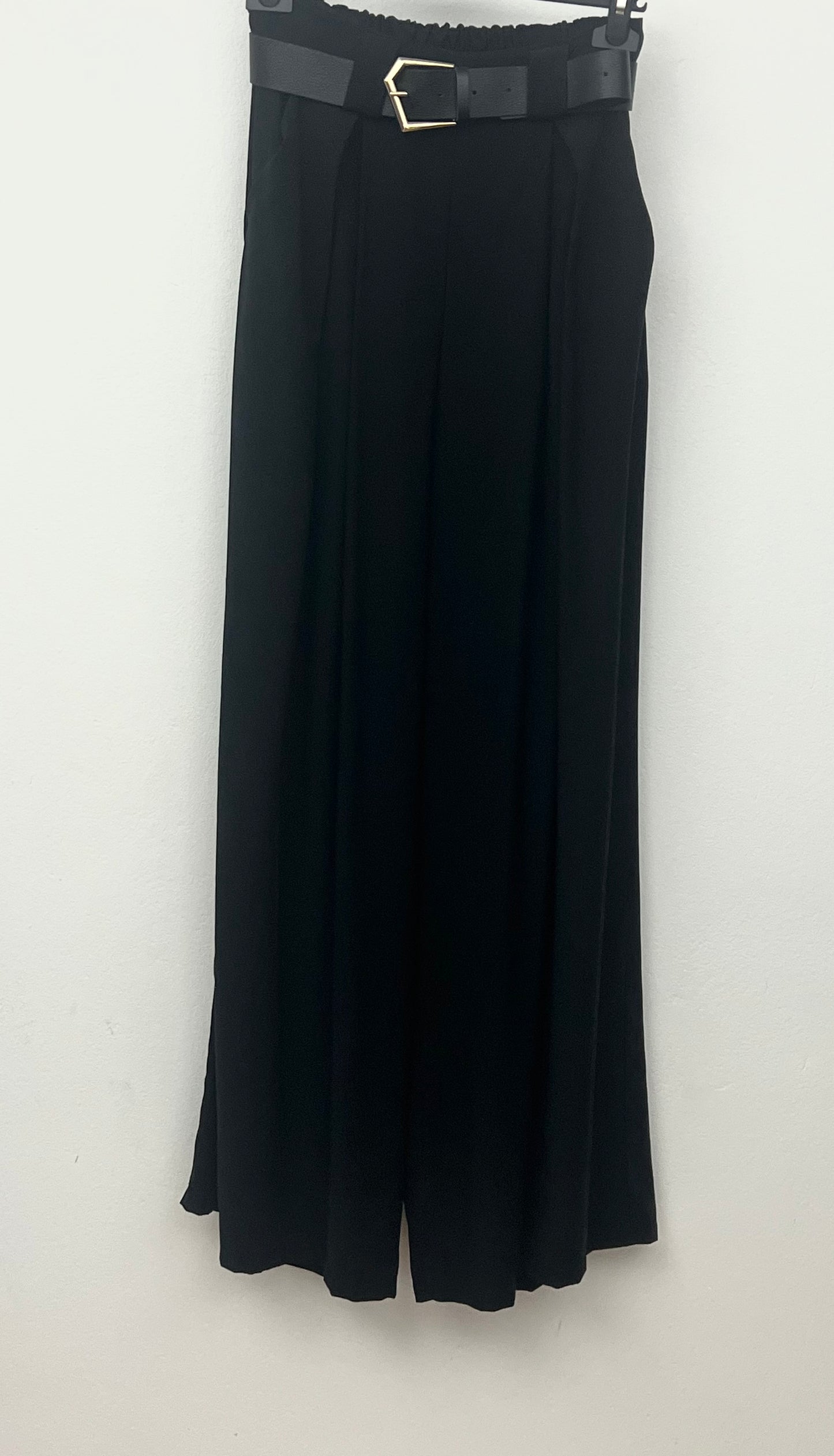Pantalone nero palazzo