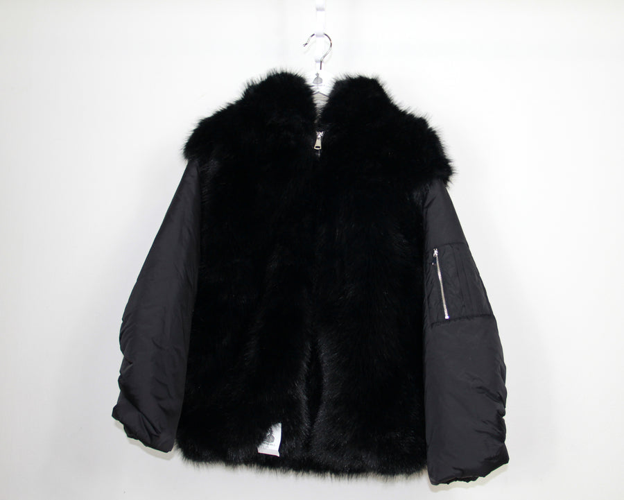 Ecofur Bomber con Cappuccio