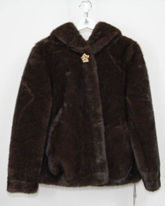 Ecofur Marrone con Cappuccio